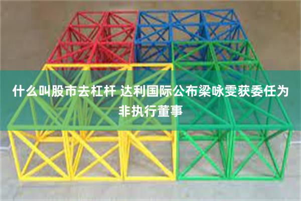 什么叫股市去杠杆 达利国际公布梁咏雯获委任为非执行董事