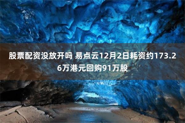 股票配资没放开吗 易点云12月2日耗资约173.26万港元回购91万股
