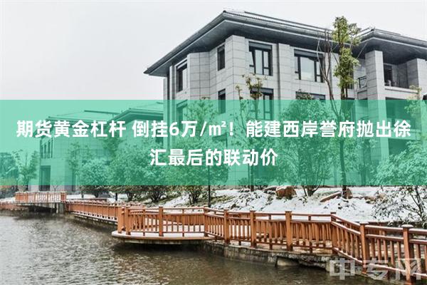 期货黄金杠杆 倒挂6万/㎡！能建西岸誉府抛出徐汇最后的联动价