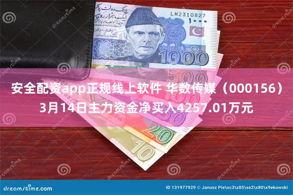 安全配资app正规线上软件 华数传媒（000156）3月14