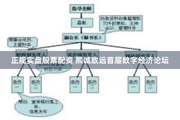 正规实盘股票配资 熙诚致远首届数字经济论坛
